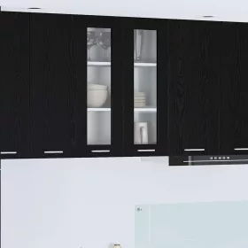    Függő szekrény Riga Fekete tölgy 60 x 31 x 80 cm Faanyag