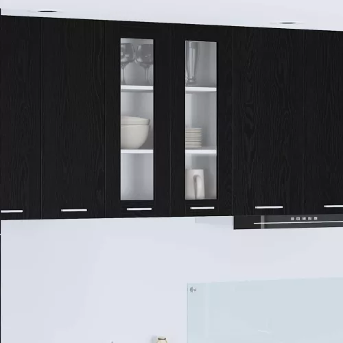  Függő szekrény Riga Fekete tölgy 60 x 31 x 80 cm Faanyag