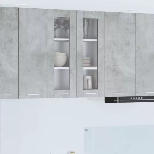  Függő szekrény Riga Beton Szürke 60 x 31 x 80 cm Faanyag