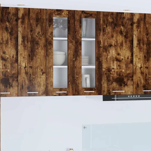  Függő szekrény Riga Füstölt tölgy 60 x 31 x 80 cm Faanyag