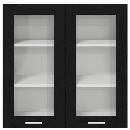  Függő szekrény Riga Fekete tölgy 80 x 31 x 80 cm Faanyag