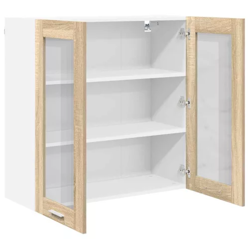  Függő szekrény Riga Sonoma tölgy 80 x 31 x 80 cm Faanyag