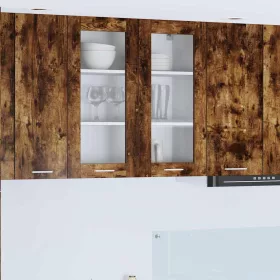    Függő szekrény Riga Füstölt tölgy 80 x 31 x 80 cm Faanyag