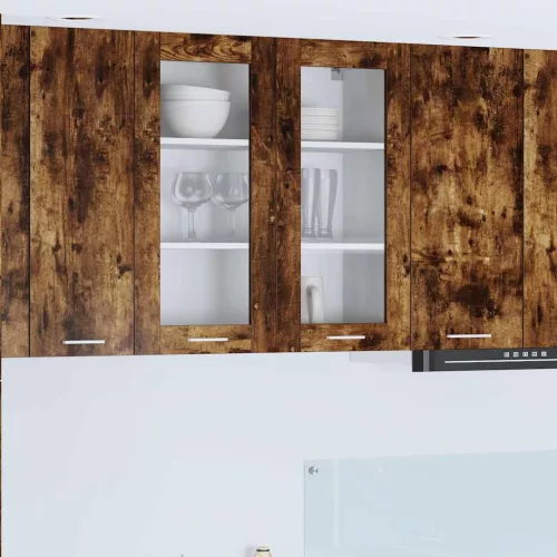  Függő szekrény Riga Füstölt tölgy 80 x 31 x 80 cm Faanyag