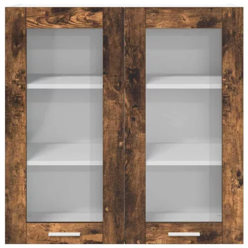  Függő szekrény Riga Füstölt tölgy 80 x 31 x 80 cm Faanyag