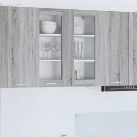    Függő szekrény Riga Szürke Sonoma 80 x 31 x 80 cm Faanyag