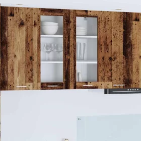    Függő szekrény polcokkal Riga Öreg fa 80 x 31 x 80 cm Faanyag