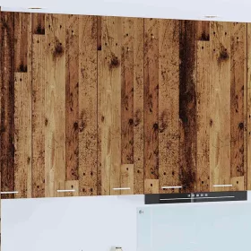    Függő szekrény polcokkal Riga Öreg fa 30 x 31 x 100 cm Faanyag