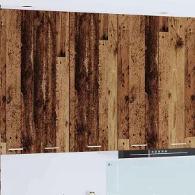    Függő szekrény polcokkal Riga Öreg fa 40 x 31 x 100 cm Faanyag