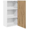  Függő szekrény Riga Sonoma tölgy és fehér 50 x 31 x 100 cm