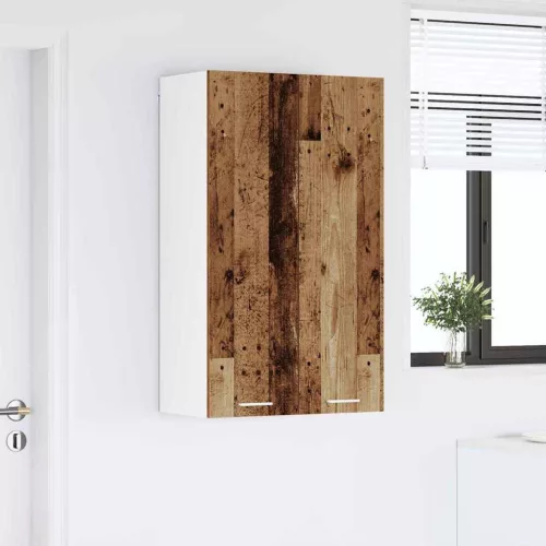  Függő szekrény polcokkal Riga Öreg fa 60 x 31 x 100 cm Faanyag