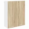  Függő szekrény Riga Sonoma tölgy 80 x 31 x 100 cm Faanyag