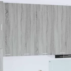    Függő szekrény Riga Szürke Sonoma 80 x 31 x 100 cm Faanyag