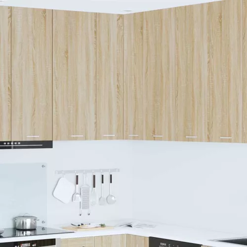  Függő szekrény Riga Sonoma tölgy és fehér 57 x 57 x 100 cm