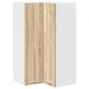  Függő szekrény Riga Sonoma tölgy és fehér 57 x 57 x 100 cm