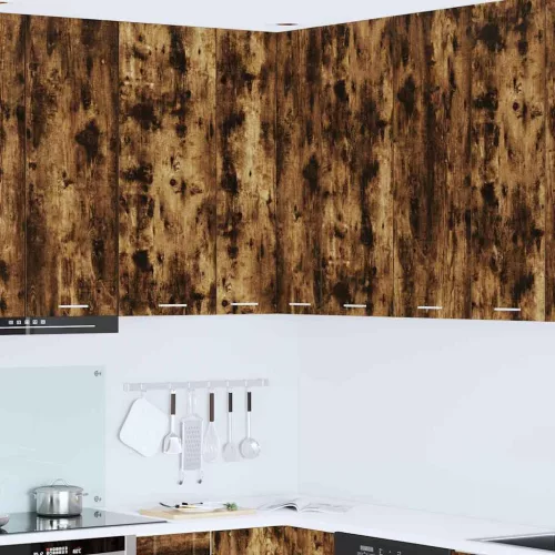  Függő szekrény Riga Sonoma tölgy és fehér 57 x 57 x 100 cm