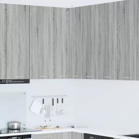    Függő szekrény Riga Sonoma tölgy és fehér 57 x 57 x 100 cm