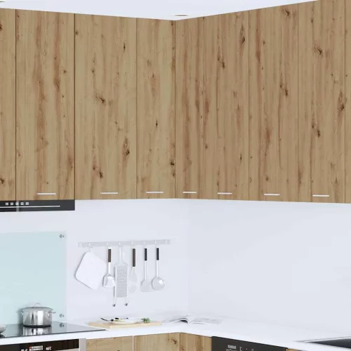  Függő szekrény Riga Sonoma tölgy és fehér 57 x 57 x 100 cm