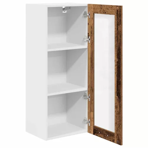  Függő szekrény polcokkal Riga Öreg fa 40 x 31 x 100 cm Faanyag