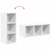  Függő szekrény polcokkal Riga Fehér 30 x 29,5 x 80 cm Faanyag