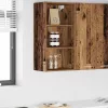  Függő szekrény polcokkal Riga Öreg fa 40 x 29,5 x 80 cm Faanyag
