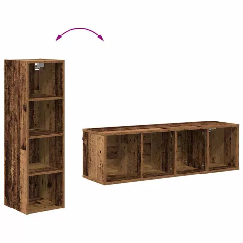  Függő szekrény Riga Öreg fa 30 x 29,5 x 100 cm Faanyag