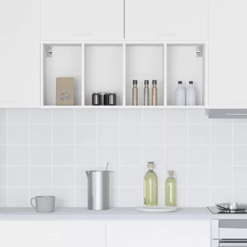  Függő szekrény polcokkal Riga Fehér 40 x 29,5 x 100 cm Faanyag