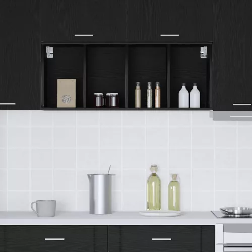  Függő szekrény Riga Fekete tölgy 40 x 29,5 x 100 cm Faanyag