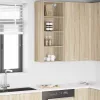  Függő szekrény Riga Sonoma tölgy 40 x 29,5 x 100 cm Faanyag