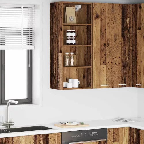  Függő szekrény Riga Öreg fa 40 x 29,5 x 100 cm Faanyag