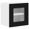  Fali konyhaszekrény 2 pcs Fekete 40 x 31 x 40 cm Faanyag
