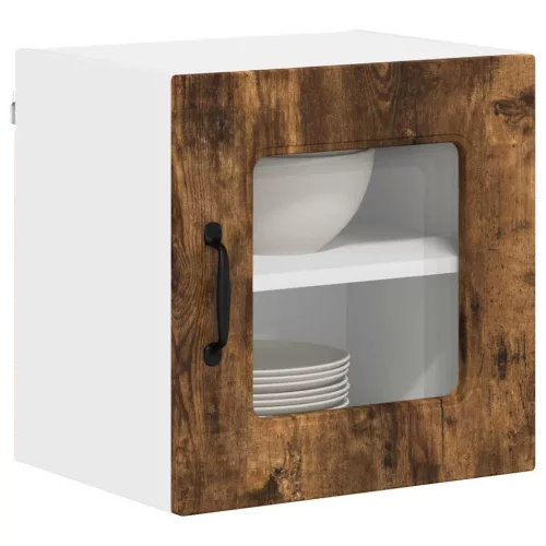  Fali konyhaszekrény 2 pcs Füstölt tölgy 40 x 31 x 40 cm Faanyag