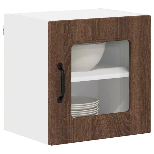  Fali konyhaszekrény 2 pcs Barna Tölgy 40 x 31 x 40 cm Faanyag