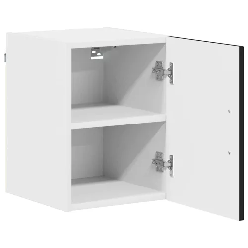  Fali konyhaszekrény 2 pcs Fekete 30 x 31 x 40 cm Faanyag