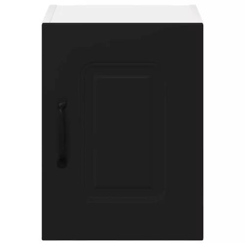  Fali konyhaszekrény 2 pcs Fekete 30 x 31 x 40 cm Faanyag
