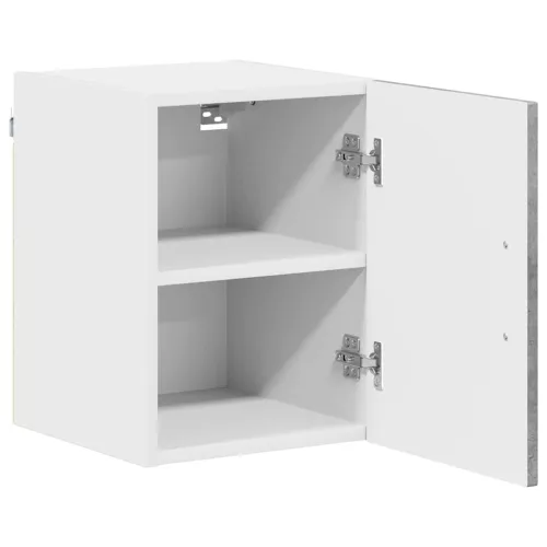  Fali konyhaszekrény 2 pcs Beton Szürke 30 x 31 x 40 cm Faanyag