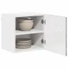  Fali konyhaszekrény 2 pcs Beton Szürke 40 x 31 x 40 cm Faanyag