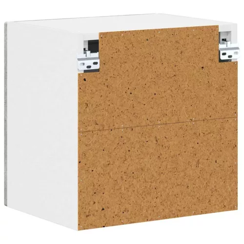  Fali konyhaszekrény 2 pcs Beton Szürke 40 x 31 x 40 cm Faanyag