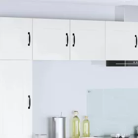    Fali konyhaszekrény Magas Fényű Fehér 40 x 31 x 40 cm Faanyag