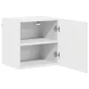  Fali konyhaszekrény 2 pcs Magas Fényű Fehér 40 x 31 x 40 cm