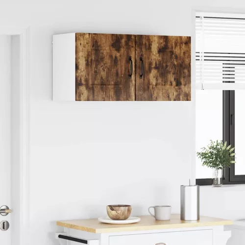  Fali konyhaszekrény 2 pcs Füstölt tölgy 40 x 31 x 40 cm Faanyag