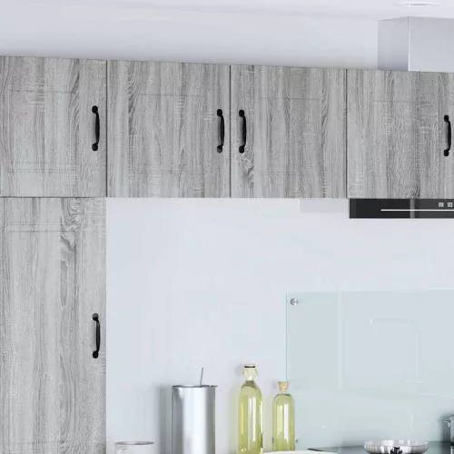  Fali konyhaszekrény 2 pcs Szürke Sonoma 40 x 31 x 40 cm Faanyag