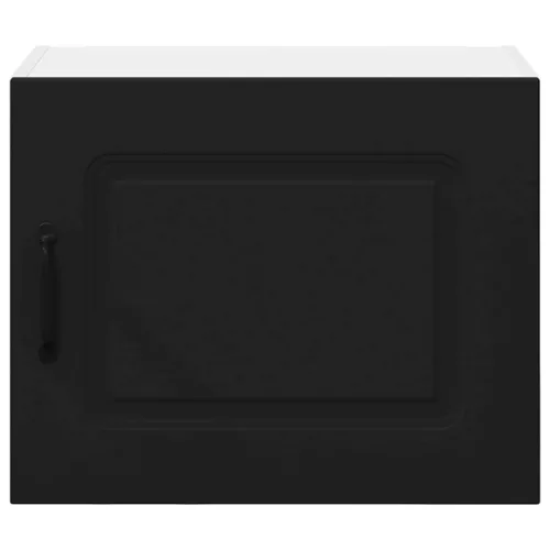  Fali konyhaszekrény 2 pcs Fekete 50 x 31 x 40 cm Faanyag