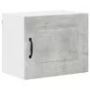  Fali konyhaszekrény 2 pcs Beton Szürke 50 x 31 x 40 cm Faanyag