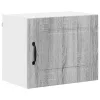  Fali konyhaszekrény 2 pcs Szürke Sonoma 50 x 31 x 40 cm Faanyag