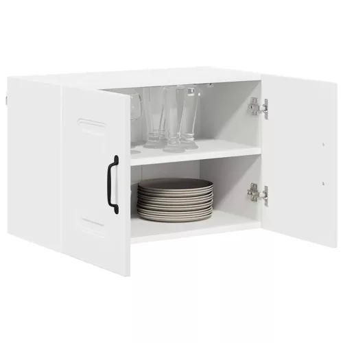  Fali konyhaszekrény ajtóval 2 pcs Fehér 60 x 31 x 40 cm Faanyag