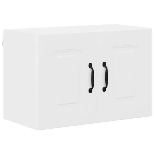  Fali konyhaszekrény ajtóval 2 pcs Fehér 60 x 31 x 40 cm Faanyag