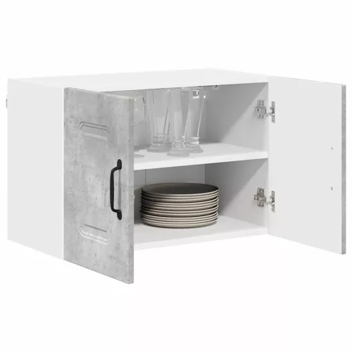  Fali konyhaszekrény Beton Szürke 60 x 31 x 40 cm Faanyag