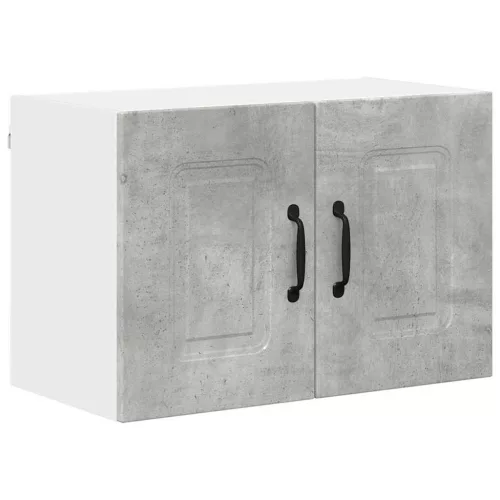  Fali konyhaszekrény 2 pcs Beton Szürke 60 x 31 x 40 cm Faanyag