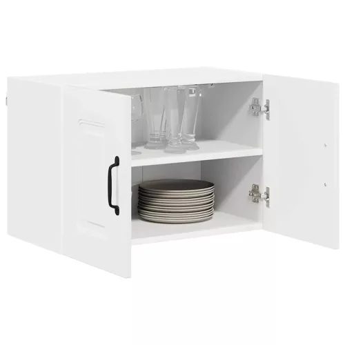  Fali konyhaszekrény 2 pcs Magas Fényű Fehér 60 x 31 x 40 cm